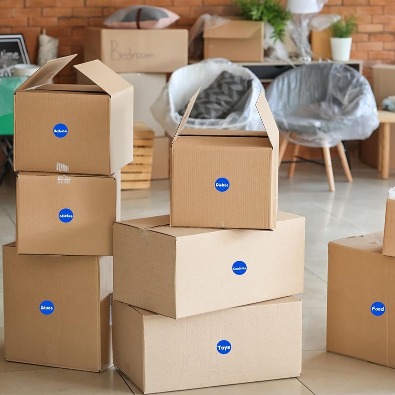 Lrogoe 1400 Pcs Blue Dot Stickers 3/4" Round Color Coding Label Circle Stickers Colored Dots for Office,Classroom,Papers Etc - Image 5
